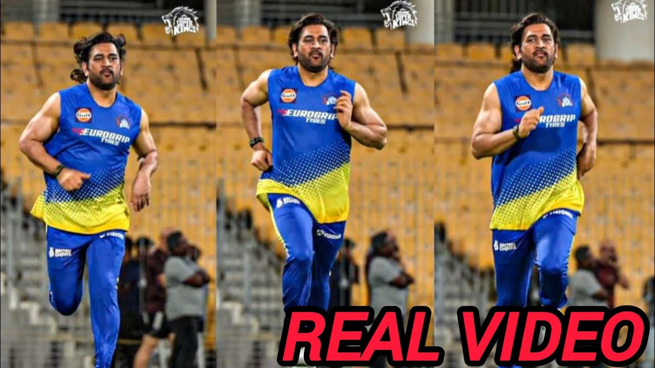 MS Dhoni Heart Winning Moments Real Video During CSK Practice Session ...
