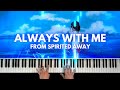 Always With Me From Spirited Away Piano Visualizer