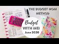 JUNE 2020 BUDGET by PAYCHECK #1 | HAPPY PLANNER | The BUDGET MOM | BBP