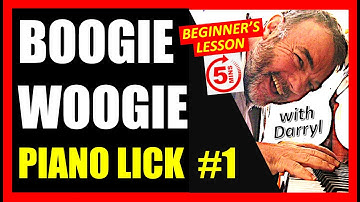 Beginner Piano Boogie Woogie Lick #1