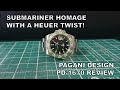 Submariner Homage With A Heuer Twist! - Pagani Design PD-1670 Review