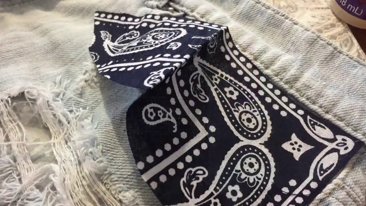 Bandana shorts DIY YouTube
