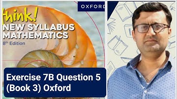Exercise 7B (Volume of Cone) Question 5 Think New Syllabus Mathematics Oxford Cambridge Book 3