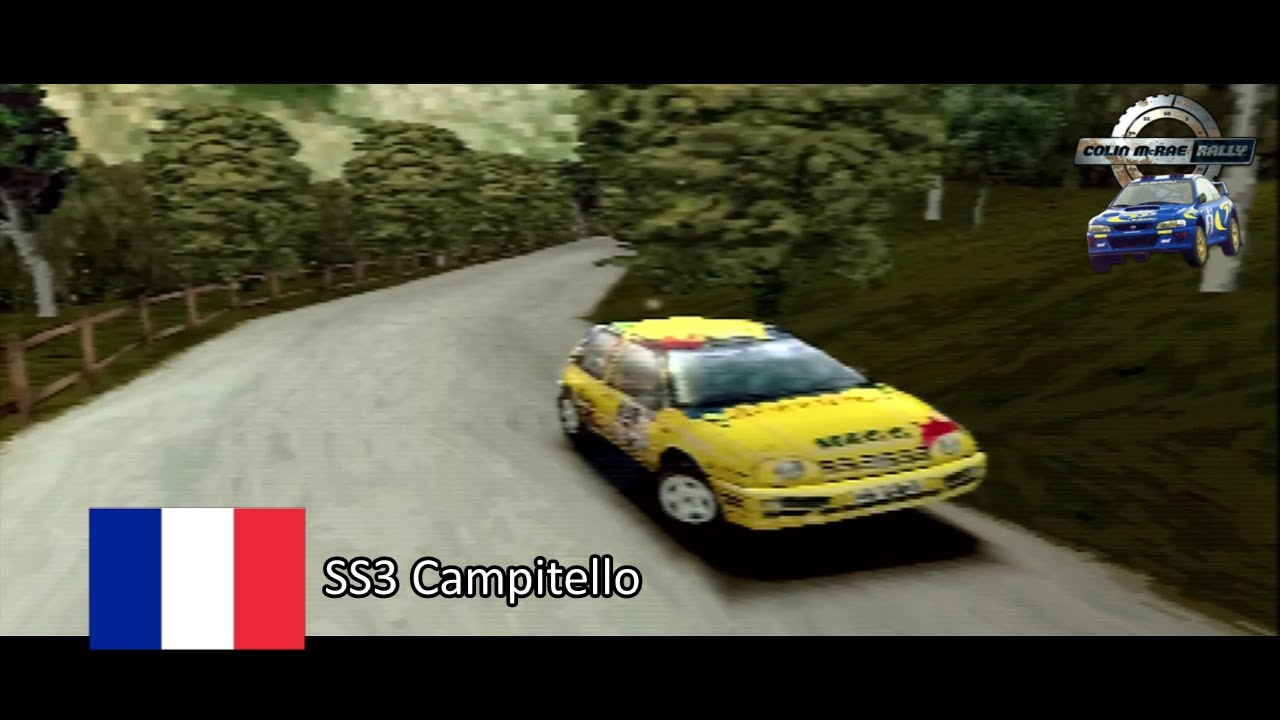 Colin McRae Rally : 35 France SS3 - VW Golf GTI Kit Car - YouTube