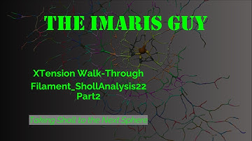 Sholl Dendrite Analysis - Part2 - Imaris XTension