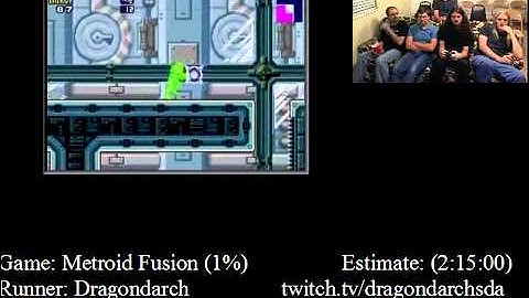 Metroid Fusion 1% in 2:05:45 - SPEED RUN by Dragondarch - SGDQ 2012