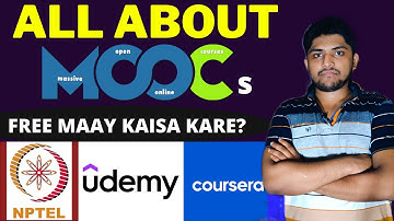 All About MOOCs A-Z information | Nptel | Coursera | Udemy | BTech Honours | MAKAUT | MOOCs Courses