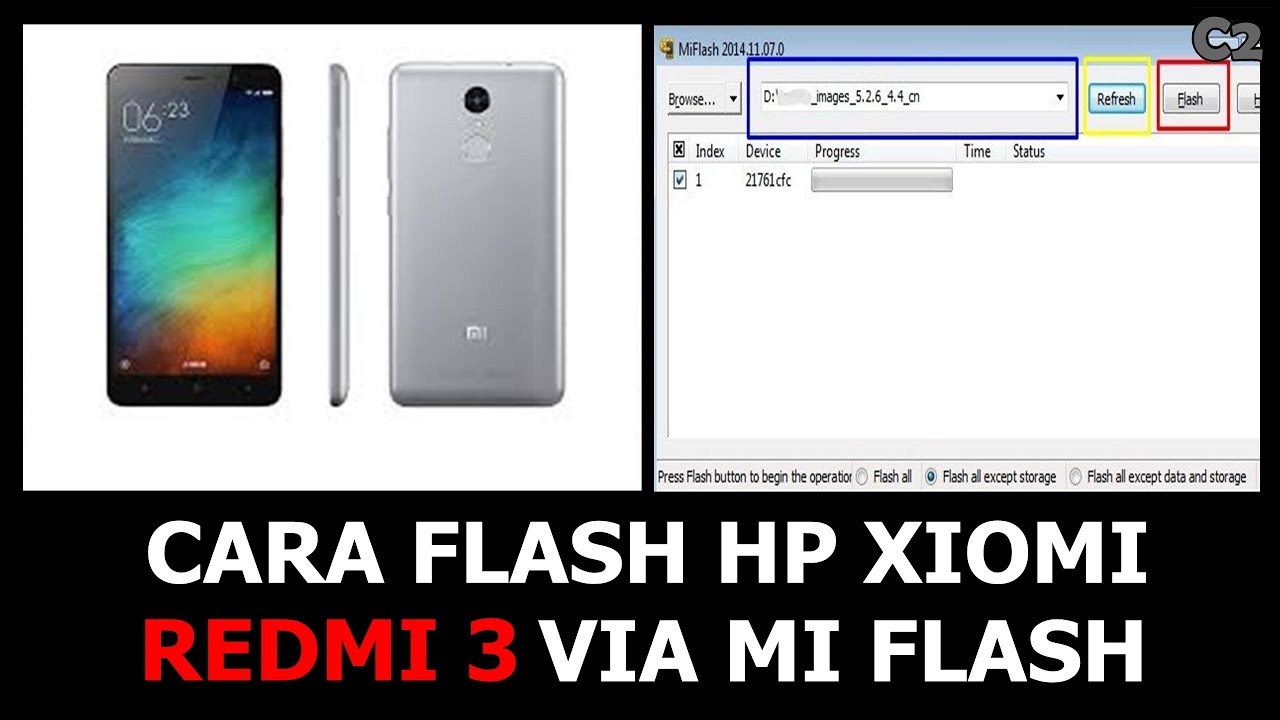 Miflash Xiaomi 3s