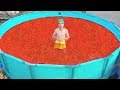 HOT CHEETOS POOL CHALLENGE!