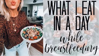 What I Eat In A Day While Breastfeeding | & My Workout Routine | Postpartum Weight Loss