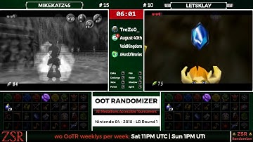 OoT Randomizer Tournament: LB Round 1 - Letsklay vs. MikeKatz