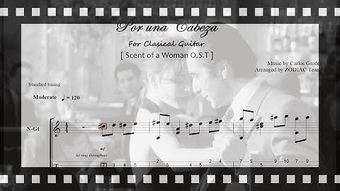 Thumbnail of Por una Cabeza - Classical Guitar TAB (PDF) | Scent of a Woman(여인의 향기) OST / Carlos Gardel