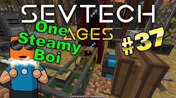 Minecraft - Distillation Tower, boiler, steam bucket - SevTech Ages #37