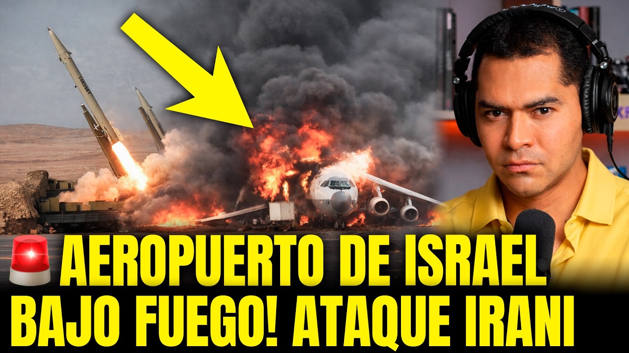 MISILES DE IRÁN IMPACTAN EL AEROPUERTO BEN GURIÓN EN ISRAEL