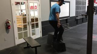 Box Jump Skill Practice Landing & Rebounding