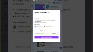 Cara Menambahkan Anggota Tim Canva Pro #canvassador