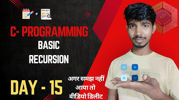 Day 15  Recursion in C Explained | Easy Tutorial for Beginners with Example