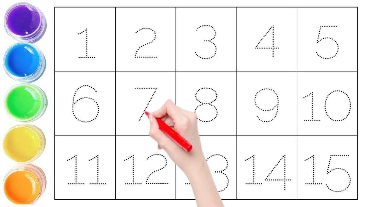 123-123, Learn to count, alphabet a to z, One two three ABC 1 to 100 ...