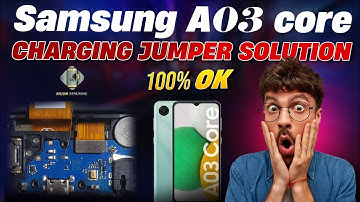 Samsung A03 Core Charging Jumper||A03 Core charging Not Show Chrging Not Save Solution Fixed 100%OK😱