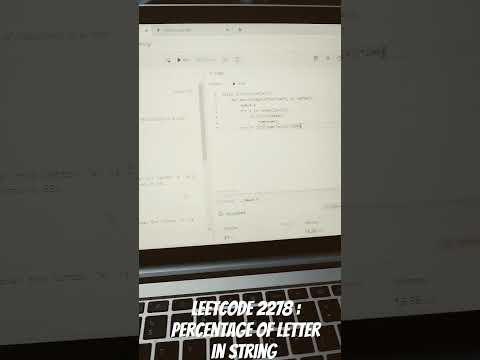 Leetcode 2278 Percentage