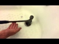 How to remove a broken tub drain pipe