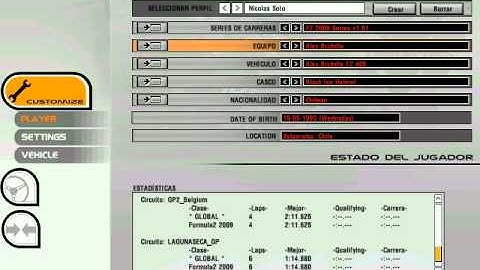 rFactor Strange problem with the profile