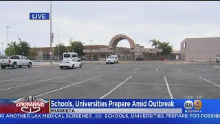 Schools, Universities Prepare For Possible Coronavirus Outbreaks
