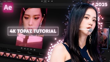 How to use Topaz || Best 4K Topaz Settings Tutorial