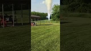 98 mm Solid Propellant Static Fire