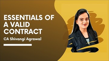 Essentials of a Valid Contract | Indian Contract Act 1872 | CA Shivangi Agrawal