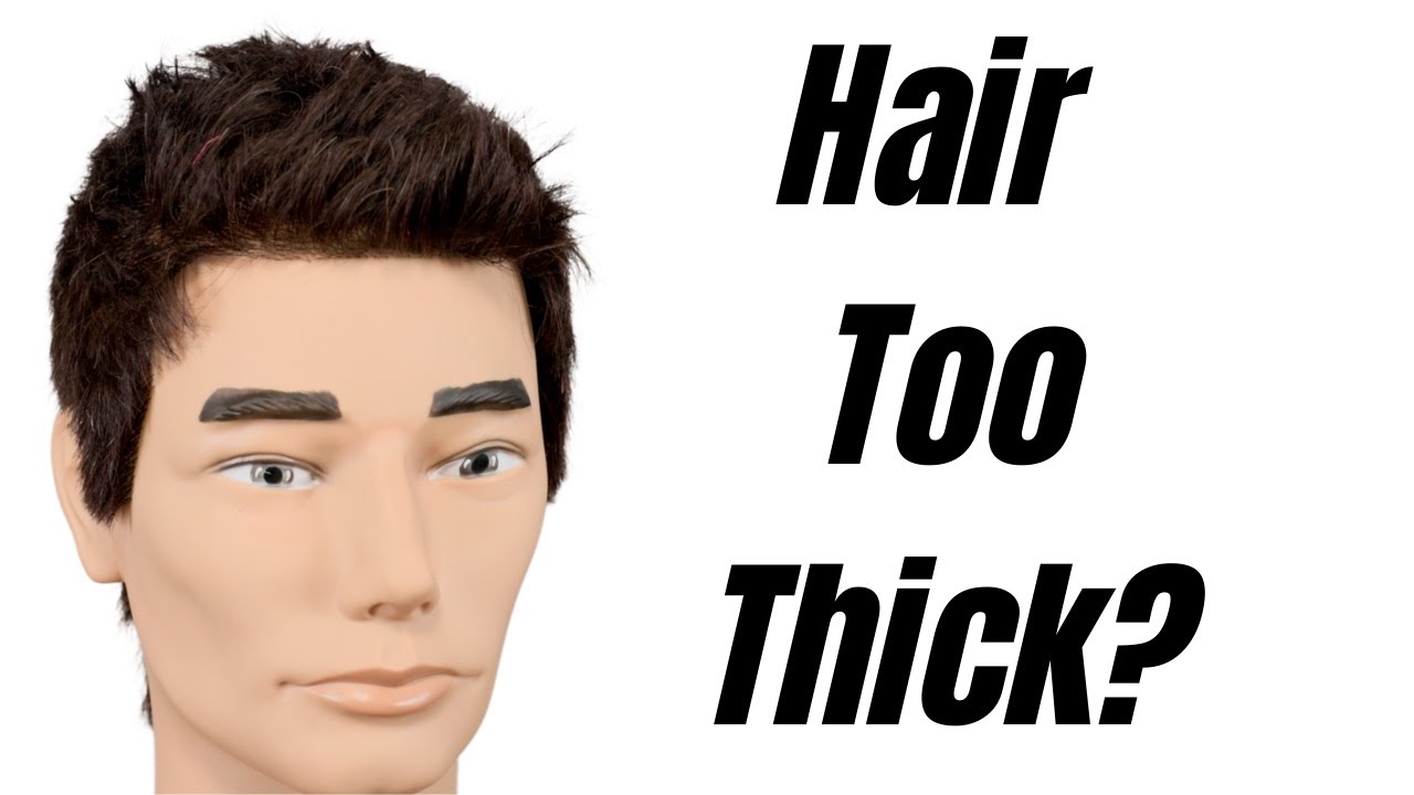 How to Fix Thick Hair - TheSalonGuy - YouTube