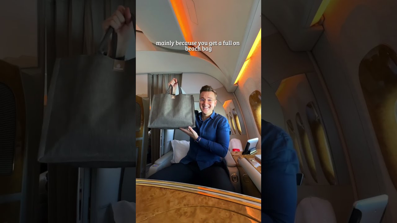 FREE Things Airlines Give In First Class 