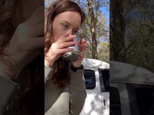 Camping coffee hits different
