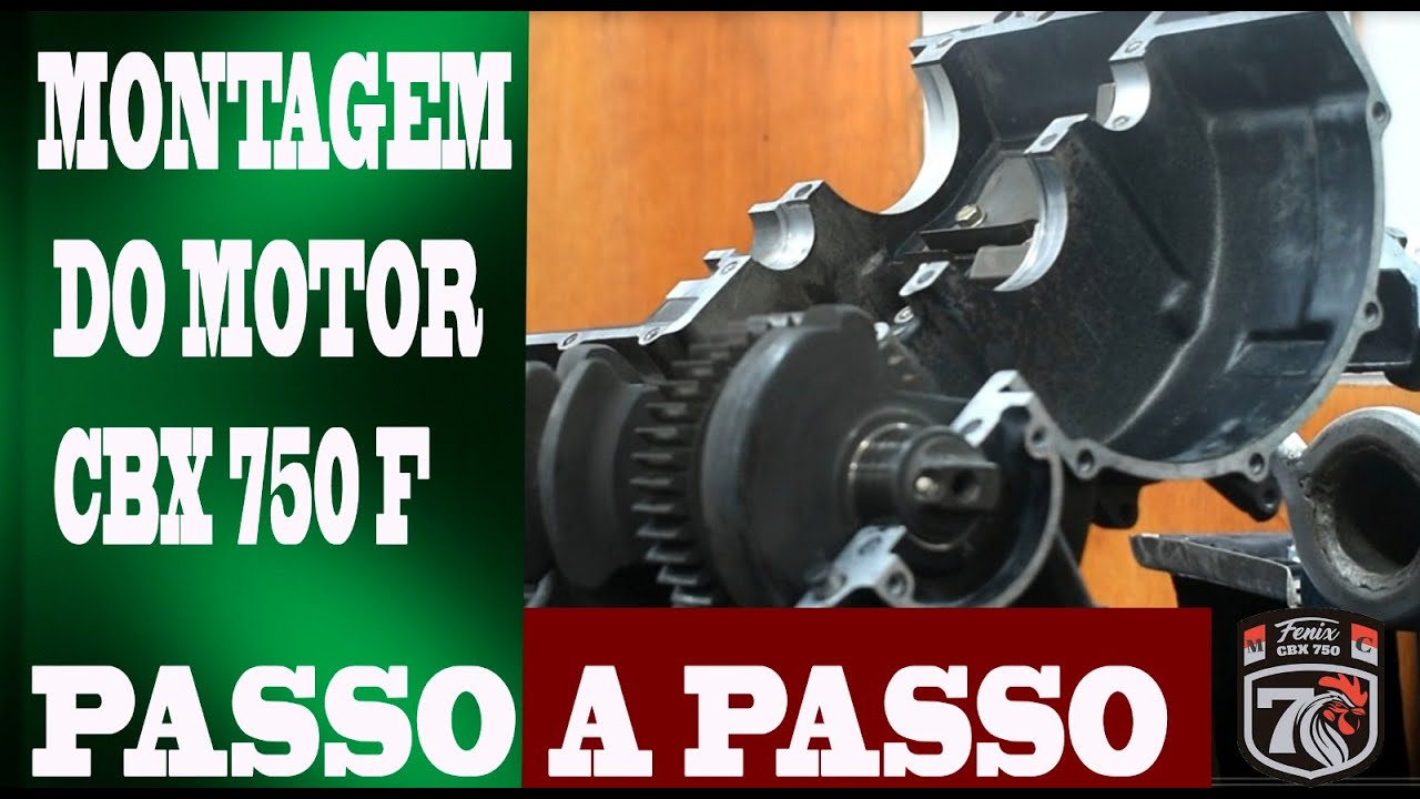 MONTAGEM DO MOTOR  PASSO A PASSO (7GALO) CBX 750 F