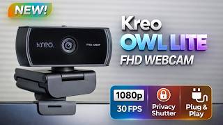 🧑🏻‍💻 Budget Webcam for Video Calls &amp; Streaming - Kreo Owl Lite Webcam