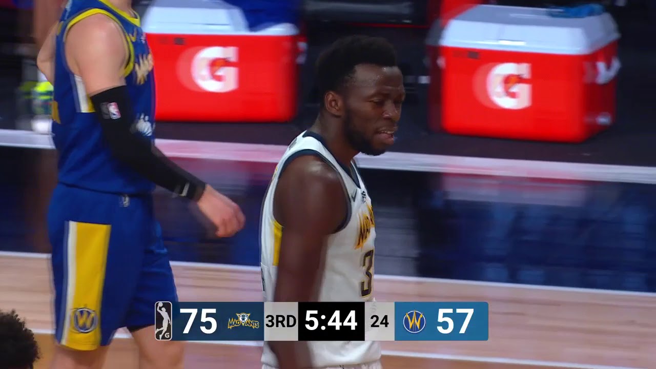 Amida Brimah Posts 12 points & 10 rebounds vs Santa Cruz Warriors - 02/18/2021