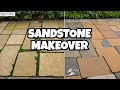 Transform your filthy sandstone paving now