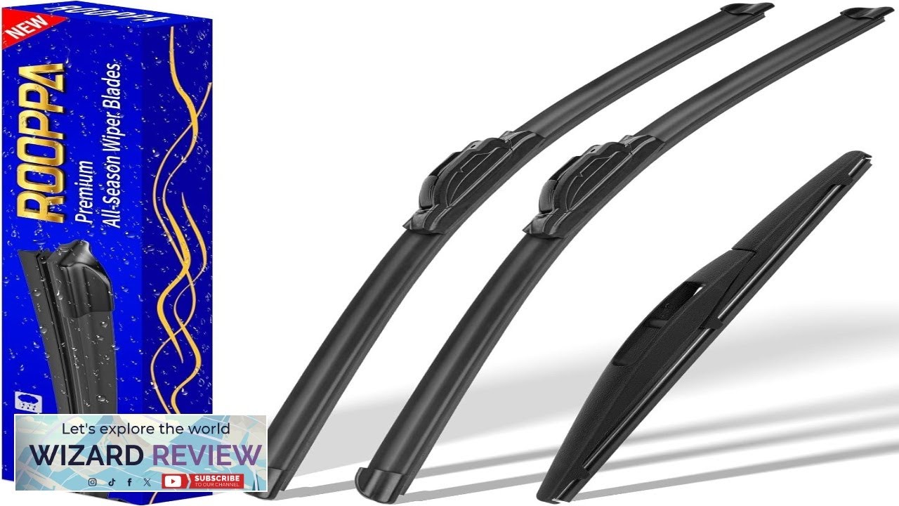 Genuine Honda Wiper Refill Set - Fits 2016-2022 HR-V, 3-Pack (Driver, Passenger, Rear) 2 thumbnail image