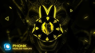🔥Insane Phonk AVEE Player Template   Dark Neon Visualizer