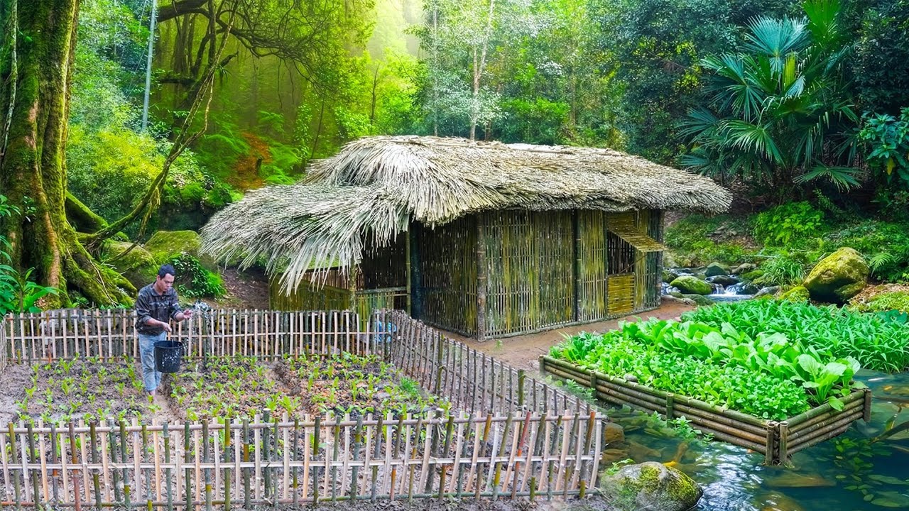 Young Soldiers Growing Vegetable Garden Using Farming Technique Learned in the Military