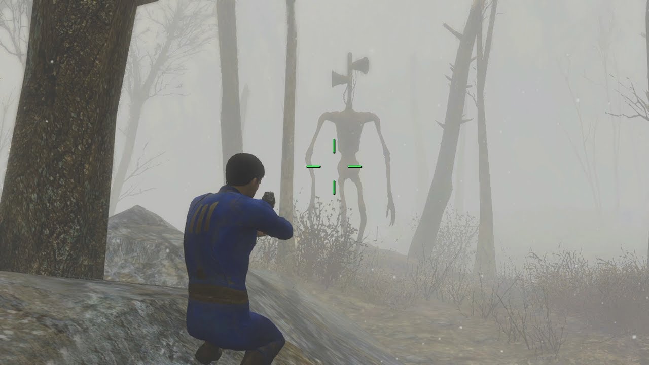Get chased by Sirenhead in this creepy Fallout 4 mod