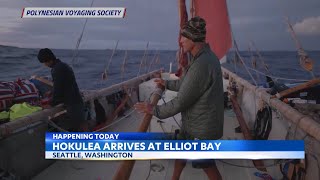 Hokulea arrives in Seattle