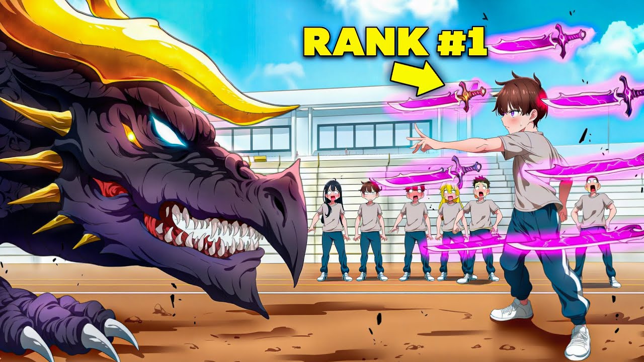 Quando o ÓRFÃO FRACOTE Se TORNOU o RANK #1 Da Academia CAÇADORES De DRAGÃO! - Manhwa Recap