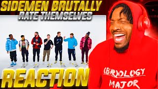 KSI TOOK THE BANDANA OFF! | SIDEMEN BRUTALLY RATE THEMSELVES (REACTION!!!)