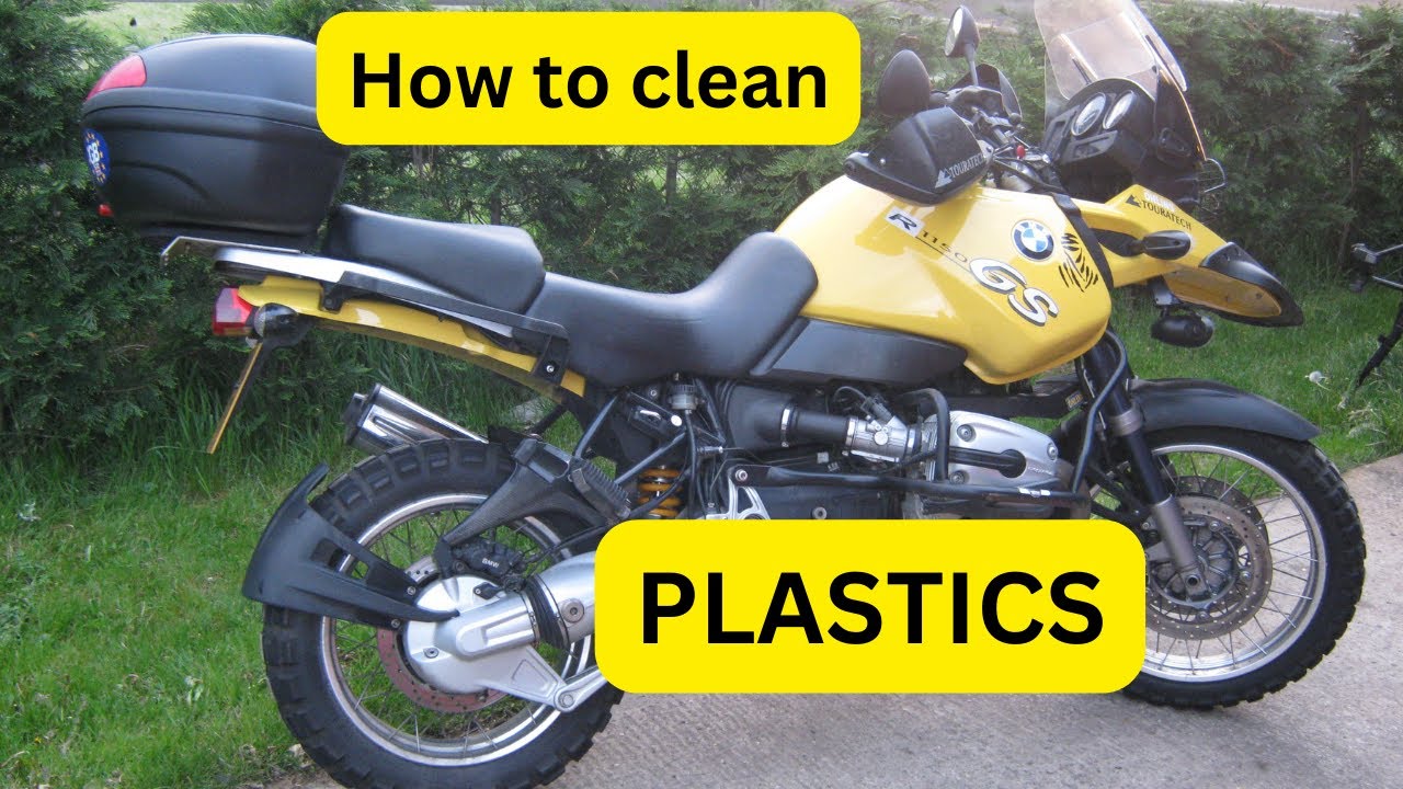 How to clean motorcycle plastics restoration motorcycle restoration