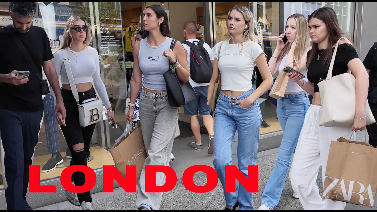 🇬🇧 LONDON WALK | Discovering Shopping Streets in London| Oxford Street