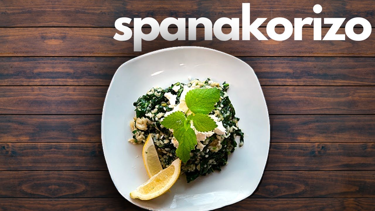 Spanakorizo - Griechischer Spinatreis | Greek spinach and rice - YouTube