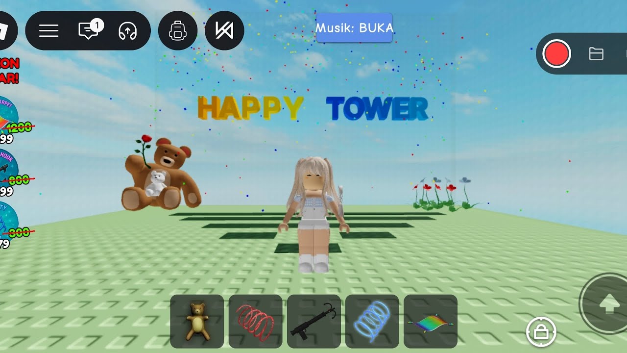 hallo guys aku balik lagi di chenel ini dan aku bermain happy tower bersama ayunda 