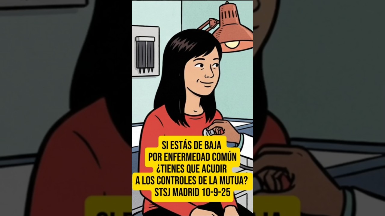 SI ESTÁS DE BAJA POR ENFERMEDAD COMÚN 🤒 ¿TIENES QUE ACUDIR A LOS CONTROLES DE LA MUTUA? 📝