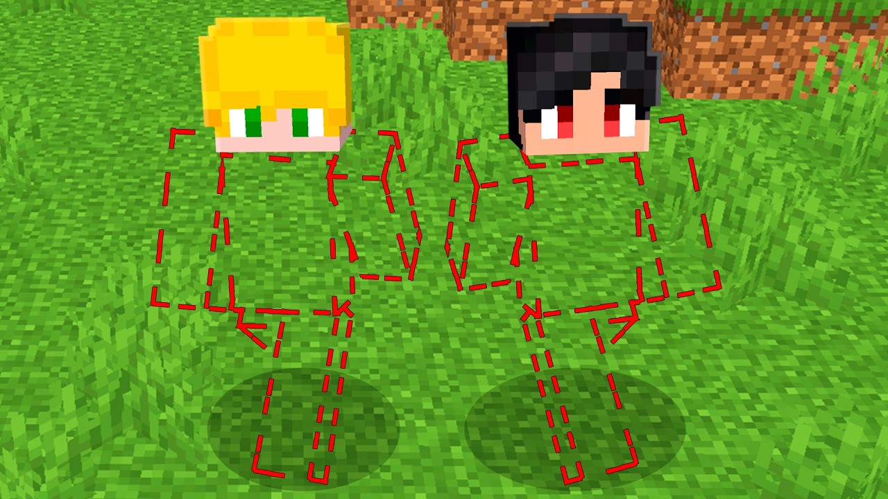 ONDE foi PARAR as PARTES do meu CORPO no minecraft?